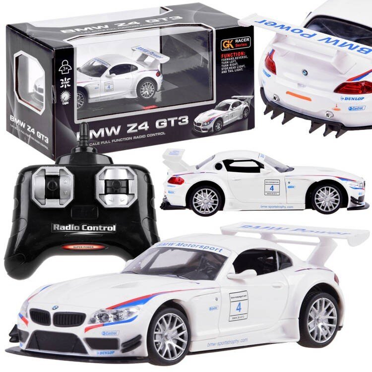 RC automobilis BMW Z4, baltas kaina ir informacija | Žaislai berniukams | pigu.lt