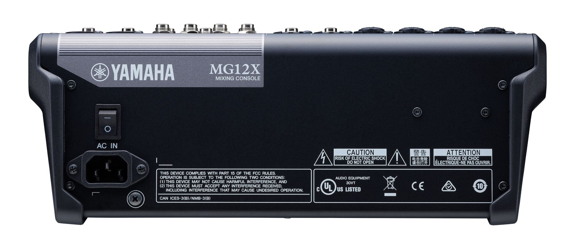 Garso pultas YAMAHA MG12X kaina ir informacija | Priedai muzikos instrumentams | pigu.lt