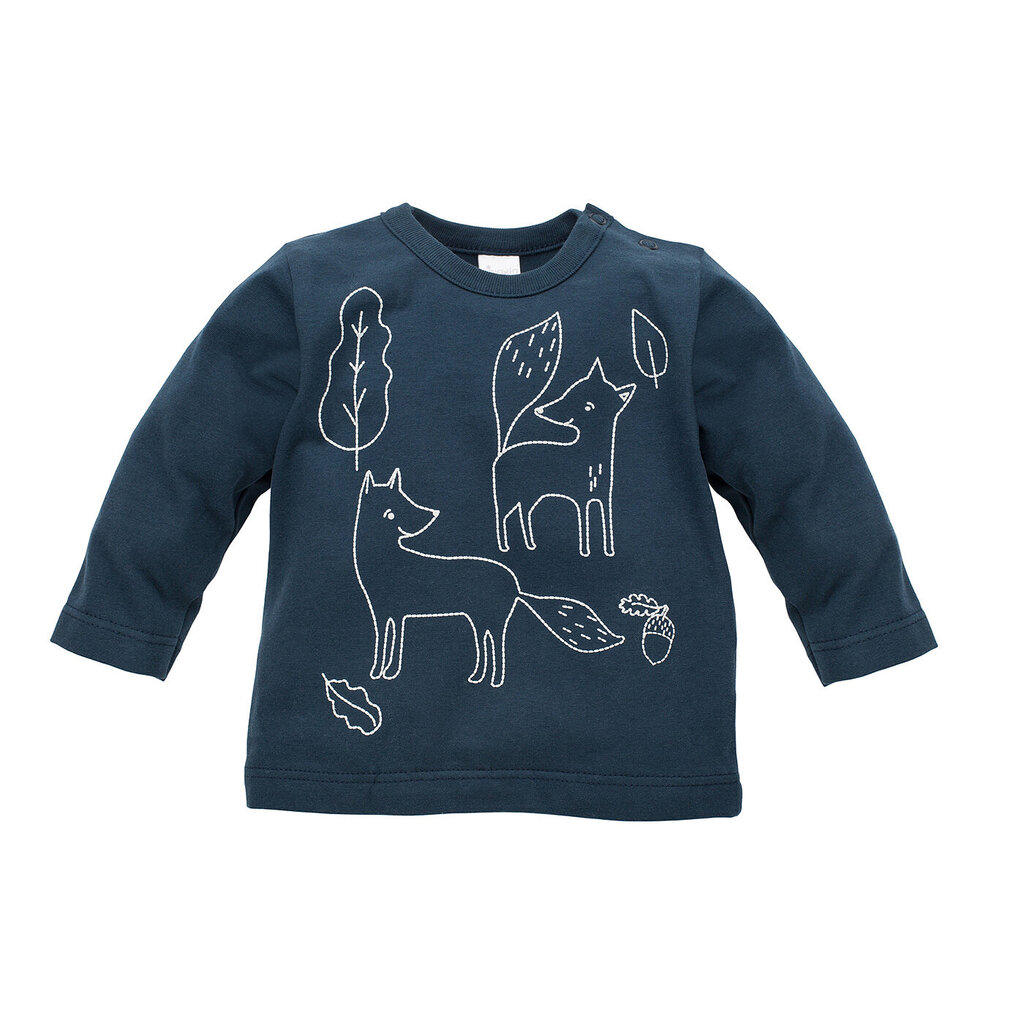 Marškinėliai kūdikiams Pinokio 62 GR 1-02-02-410A-104GR, mėlyni kaina ir informacija | Marškinėliai kūdikiams | pigu.lt