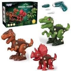Konstruktoriaus rinkinys su suktuvu Woopie Dinozaurai, 89 el. kaina ir informacija | Žaislai berniukams | pigu.lt