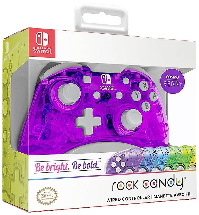 PDP Rock Candy Mini Cosmo Berry Nintendo Switch kaina ir informacija | Žaidimų pultai  | pigu.lt