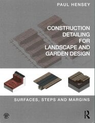 Construction Detailing for Landscape and Garden Design: Surfaces, steps and margins kaina ir informacija | Knygos apie sodininkystę | pigu.lt