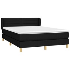 Кровать 140х200 см, черная цена и информация | Кровати | pigu.lt