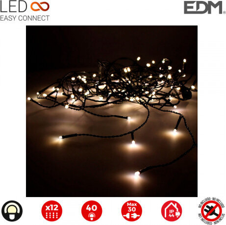Kalėdinė girlianda EDM, 40 LED kaina ir informacija | Girliandos | pigu.lt
