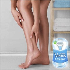 бритва gillette venus oceana, 4 шт. цена и информация | Косметика и средства для бритья | pigu.lt