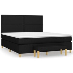 Кровать, 180х200 см, черный цена и информация | Кровати | pigu.lt