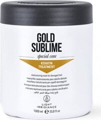 Plaukų kaukė su keratinu Light Irridiance Gold Sublime Keratin Treatment Mask, 1000ml kaina ir informacija | Priemonės plaukų stiprinimui | pigu.lt