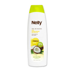 Dušo želė Nelly Fresh&Go Gel De Ducha Coconut, 600 ml kaina ir informacija | Dušo želė, aliejai | pigu.lt