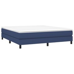 vidaXL Кровать с пружинами и матрасом, синяя, 180х200 см, ткань цена и информация | Кровати | pigu.lt
