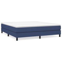 vidaXL Кровать с пружинами и матрасом, синяя, 180х200 см, ткань цена и информация | Кровати | pigu.lt