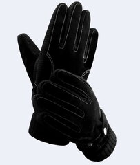 Теплые мужские перчатки KR74 цена и информация | Мужские шарфы, шапки, перчатки | pigu.lt