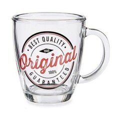 Кружка Mug Original Прозрачный Cтекло (320 ml) цена и информация | Термосы, термокружки | pigu.lt