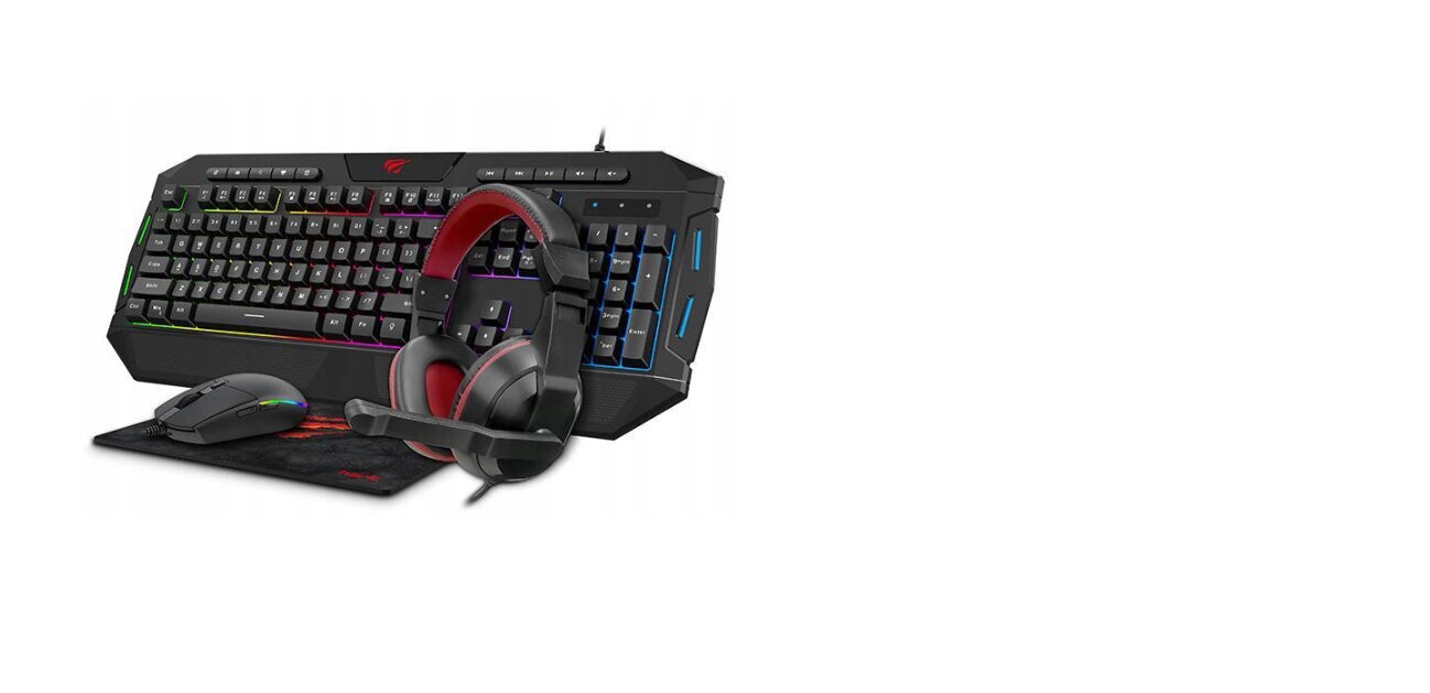 Havit KB501CM Gaming Combo цена и информация | Klaviatūros | pigu.lt