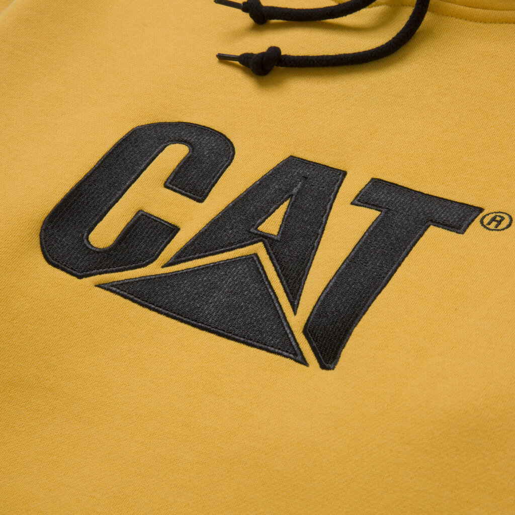 Megztinis vyrams su gobtuvu Cat W10646, geltonas kaina ir informacija | Darbo rūbai | pigu.lt