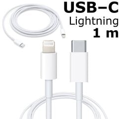 Krovimo laidas, USB–C to Lightning, 1 m kaina ir informacija | Laidai telefonams | pigu.lt