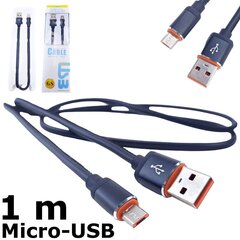 Krovimo laidas, Micro–USB, 1 m kaina ir informacija | Laidai telefonams | pigu.lt