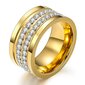 Auksinis žiedas su deimantais Fashion kaina ir informacija | Vyriški papuošalai | pigu.lt