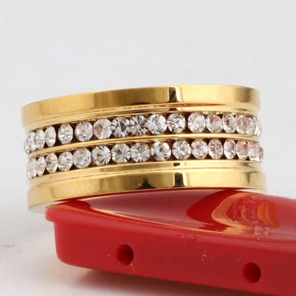 Auksinis žiedas su deimantais Fashion цена и информация | Vyriški papuošalai | pigu.lt