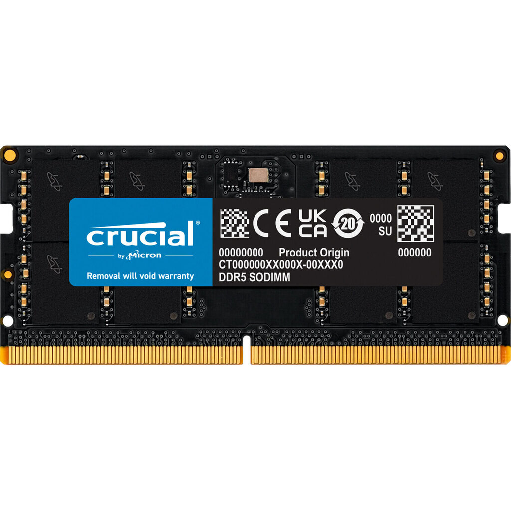Crucial CT32G52C42S5, 32GB, DDR5, 5200MHz, CL42 kaina ir informacija | Operatyvioji atmintis (RAM) | pigu.lt