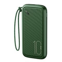 USAMS Powerbank PB56 10000mAh 2xUSB | USB-C | MicroUSB Fast Charge zielony| dark green 10KCD15003 (US-CD150) цена и информация | Зарядные устройства Power bank | pigu.lt