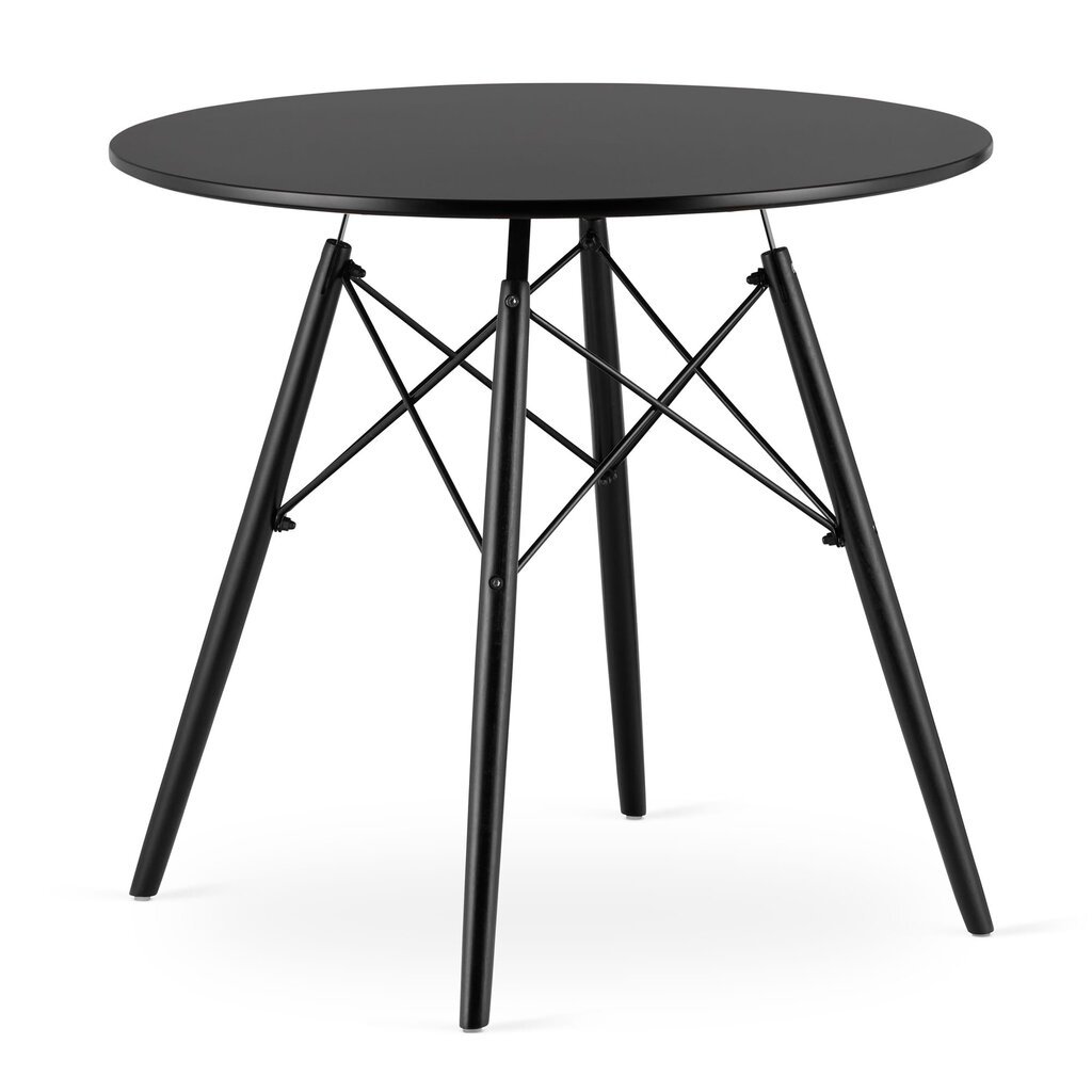 Stalas TODI, juodas kaina ir informacija | Virtuvės ir valgomojo stalai, staliukai | pigu.lt