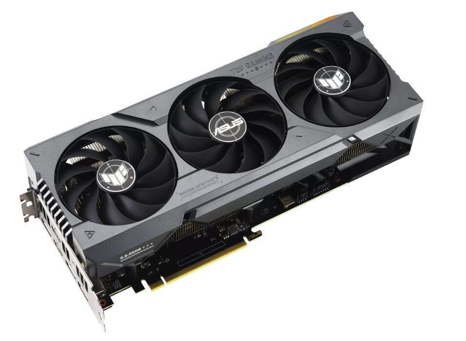 Asus TUF Gaming GeForce RTX 4070 Ti 12GB GDDR6X OC Edition цена и информация | Vaizdo plokštės (GPU) | pigu.lt
