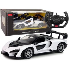 Nuotoliniu būdu valdomas automobilis R/C McLaren Senna Rastar 1:14, baltas kaina ir informacija | Žaislai berniukams | pigu.lt