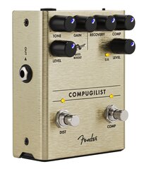 Эффект для гитары - педаль Fender Compugilist (Compressor/Distortion) цена и информация | Принадлежности для музыкальных инструментов | pigu.lt