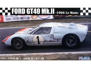 Fujimi - Ford GT40 Mk-II `66 LeMans 2nd, 1/24, 12604 цена и информация | Конструкторы и кубики | pigu.lt