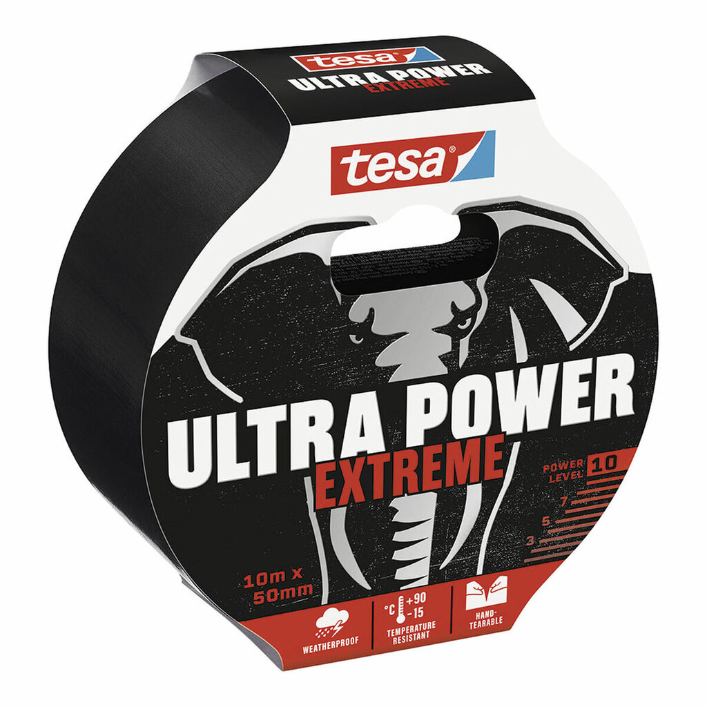Lipni juosta TESA Ultra power extreme (50 mm x 10 m) kaina ir informacija | Mechaniniai įrankiai | pigu.lt