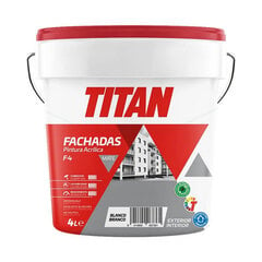 Краска Titan 125670004, белая, 4 л цена и информация | Краска | pigu.lt