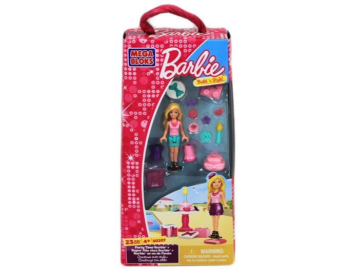 Lėlės Barbie figūrėlė Mega Blocks kaina ir informacija | Žaislai mergaitėms | pigu.lt