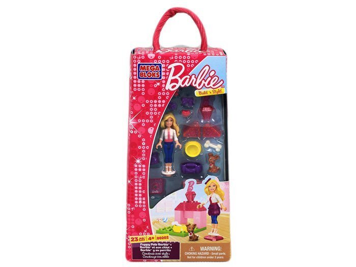 Lėlės Barbie figūrėlė Mega Blocks kaina ir informacija | Žaislai mergaitėms | pigu.lt