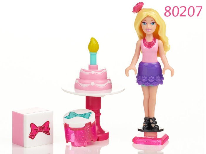 Lėlės Barbie figūrėlė Mega Blocks kaina ir informacija | Žaislai mergaitėms | pigu.lt