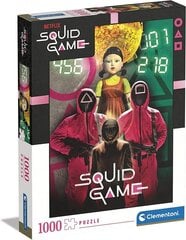 Dėlionė Clementoni Netflix Squid game, 1000 det. kaina ir informacija | Dėlionės (puzzle) | pigu.lt