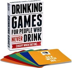 Настольная игра Drinking Games for People Who Never Drink, [Англ] цена и информация | Настольные игры, головоломки | pigu.lt