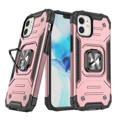 Wozinsky Ring Armor skirtas iPhone 14 Plus, rožinė kaina ir informacija | Telefono dėklai | pigu.lt