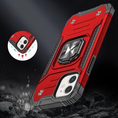 Wozinsky Ring Armor skirtas iPhone 14 Plus, raudona kaina ir informacija | Telefono dėklai | pigu.lt