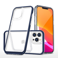 Clear 3in1 skirtas iPhone 14 Pro Max, mėlyna kaina ir informacija | Telefono dėklai | pigu.lt