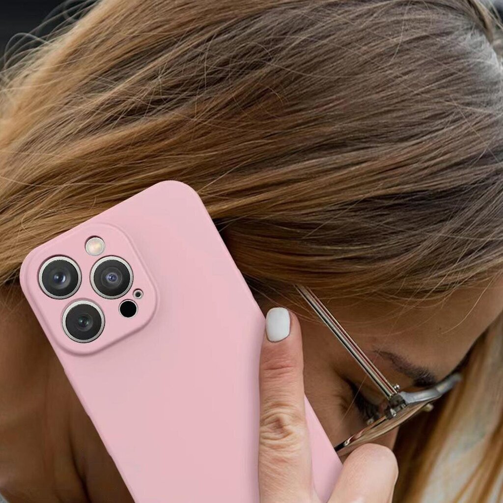 Silicone skirtas iPhone 13 Pro, žalia kaina ir informacija | Telefono dėklai | pigu.lt