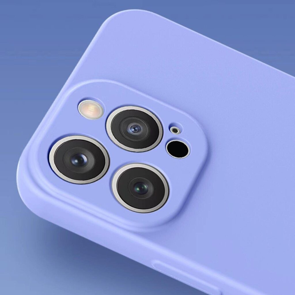 Silicone skirtas iPhone 13 Pro, mėlyna kaina ir informacija | Telefono dėklai | pigu.lt