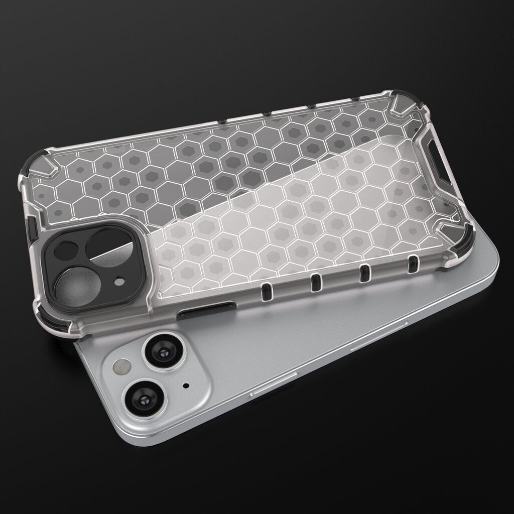 Hurtel Honeycomb skirtas iPhone 14, mėlyna kaina ir informacija | Telefono dėklai | pigu.lt