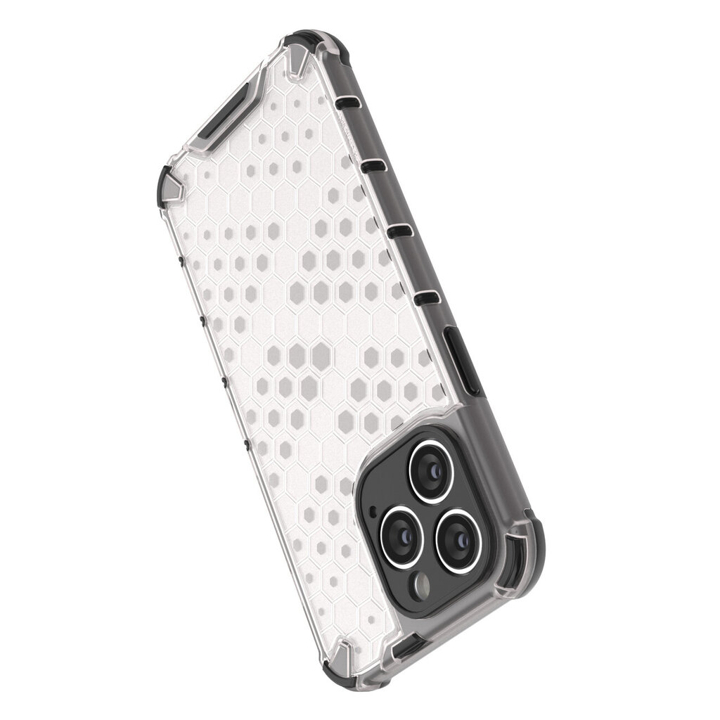 Hurtel Honeycomb skirtas iPhone 14 Pro Max, juoda kaina ir informacija | Telefono dėklai | pigu.lt