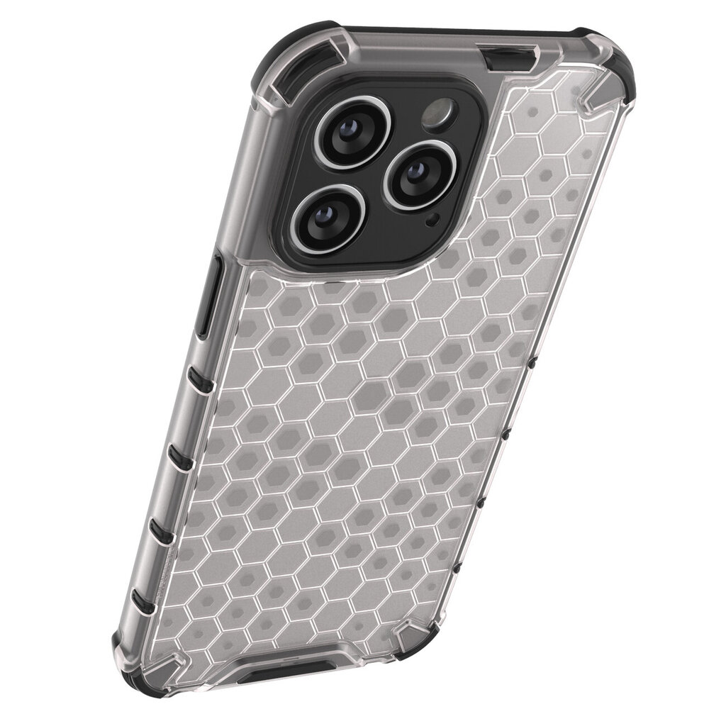 Hurtel Honeycomb skirtas iPhone 14 Pro Max, juoda kaina ir informacija | Telefono dėklai | pigu.lt