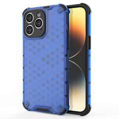 Hurtel Honeycomb для iPhone 14 Pro Max, синий цвет цена и информация | Чехлы для телефонов | pigu.lt