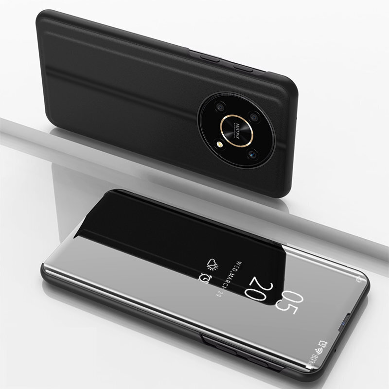 Clear View skirtas Honor X9 / X9 5G / X30 / Magic4 Lite, juoda kaina ir informacija | Telefono dėklai | pigu.lt