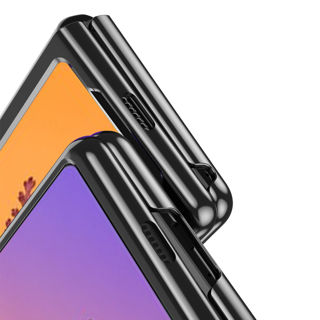 Plating Case skirtas Samsung Galaxy Z Fold 4, juoda kaina ir informacija | Telefono dėklai | pigu.lt