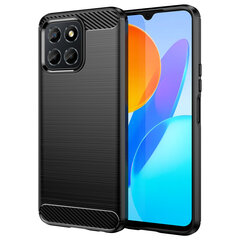 Carbon Case skirtas Honor X8, juoda kaina ir informacija | Telefono dėklai | pigu.lt