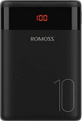 Romoss Внешний аккумулятор Romoss Ares 10 10000mAh (черный) цена и информация | Зарядные устройства Power bank | pigu.lt