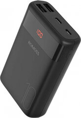 Romoss Ares 10 Powerbank 10000mAh (black) цена и информация | Зарядные устройства Power bank | pigu.lt